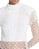 Isabel Marant Women's Ludivine Ruffle-Trim Lace Top - 6