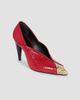 Isabel Marant Women's Luza 90MM Leather-Velvet Pumps - 3