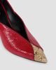 Isabel Marant Women's Luza 90MM Leather-Velvet Pumps - 7
