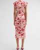 Isabel Marant Women's Lyndsay Silk-Blend Midi Dress - 3