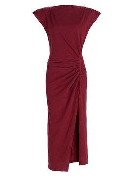 Isabel Marant Women's Nadela Cotton Draped Midi-Dress