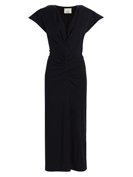 Isabel Marant Women's Nadra Draped Cotton Maxi Dress