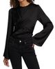 Isabel Marant Women's Neame Draped Flare Sleeve Top - 3