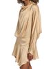 Isabel Marant Women's Neline Draped Satin Shirtdress - 4