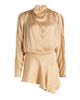 Isabel Marant Women's Neline Draped Satin Shirtdress - 8