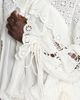 Isabel Marant Women's Nowana Eyelet Cotton-Silk Blouse - 6