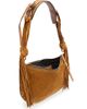 Isabel Marant Women's Oskan Fringed Studded Suede Shoulder Bag - 3