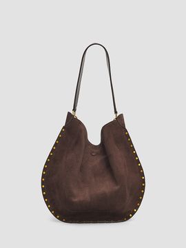 Isabel Marant Women's Oskan Hobo Soft Suede Shoulder Bag