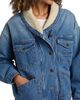 Isabel Marant Women's Pimia Sherpa-Collar Denim Jacket - 6