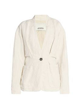 Isabel Marant Women's Soraya Linen-Silk Blazer