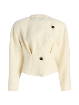 Isabel Marant Women's Suna Wool-Blend Asymmetric Jacket