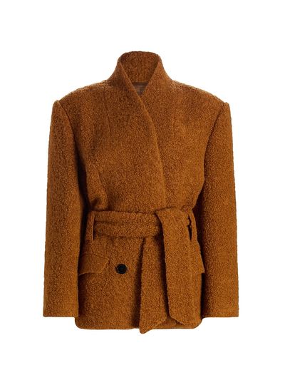 Isabel Marant Women's Syndra Wool-Blend Belted Jacket