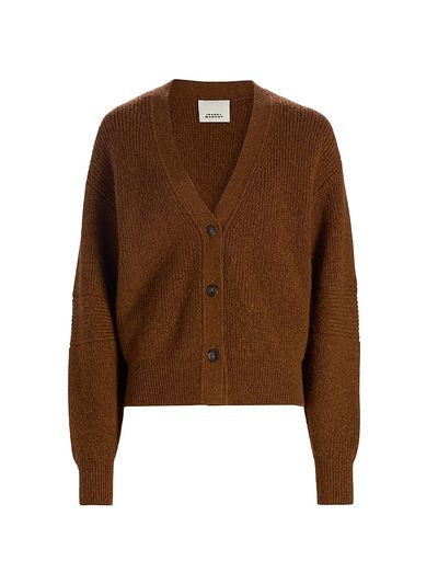 Isabel Marant Women's Thelman Alpaca Wool Cardigan