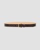 Isabel Marant Women's Zap Snakeskin-Embossed Leather Belt - 1