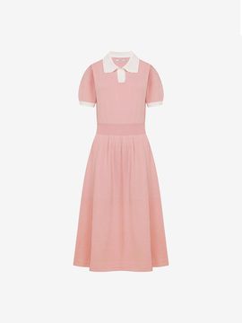 ISABEY Knit Color Block Collar BANDING Dress (VKOCD2949)