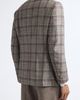 ISAIA ISAIA Overcheck Matte Effect Double Breasted Wool & Silk Jacket - 2