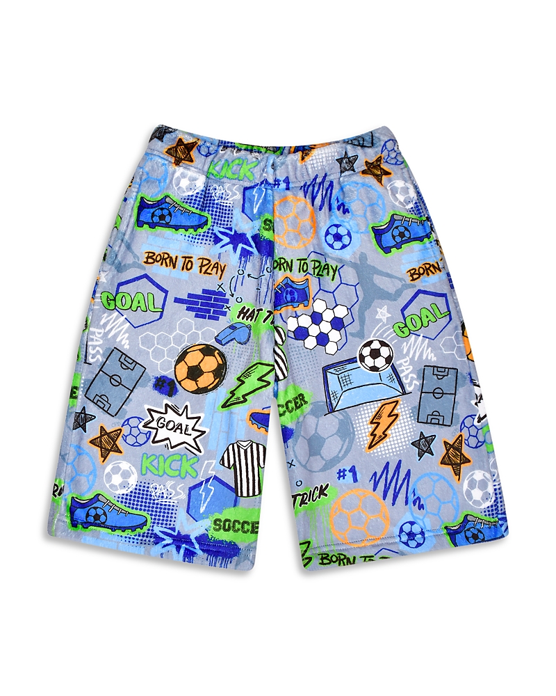 Iscream Iscream Boys' Corey Paige Born to Play Soccer Plush Board Shorts