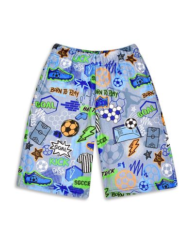 Iscream Iscream Boys' Corey Paige Born to Play Soccer Plush Board Shorts