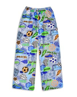 Iscream Iscream Boys' Corey Paige Born to Play Soccer Plush Pants