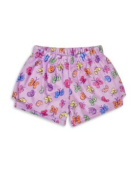 Iscream Iscream Girls' Bright Butterflies Plush Shorts