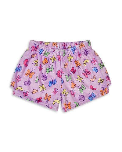 Iscream Iscream Girls' Bright Butterflies Plush Shorts