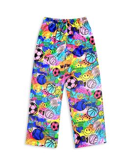 Iscream Iscream Girls' Corey Paige Fun Sports Plush Pants