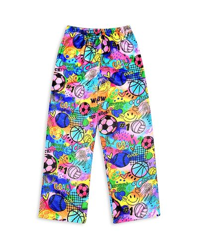 Iscream Iscream Girls' Corey Paige Fun Sports Plush Pants