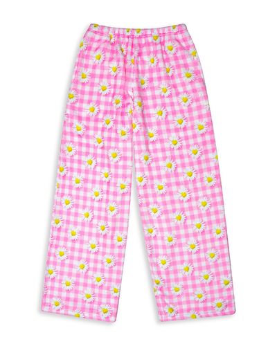 Iscream Iscream Girls' Daisy Love Printed Plush Pants