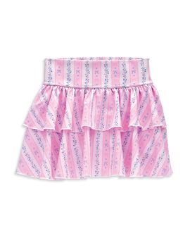Iscream Iscream Girls' Floral Striped Skort