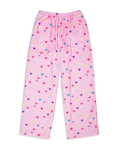 Iscream Iscream Girls' Heart Confetti Printed Plush Pants
