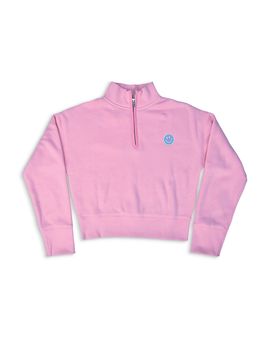 Iscream Iscream Girls' Smile 1/4 Zip Sweatshirt