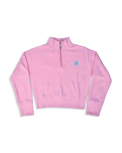 Iscream Iscream Girls' Smile 1/4 Zip Sweatshirt