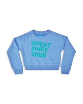 Iscream Iscream Girls' Sweat Shirt Days Basic Crewneck Sweatshirt