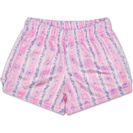 Iscream Iscream Kids' Floral Stripes Plush Shorts