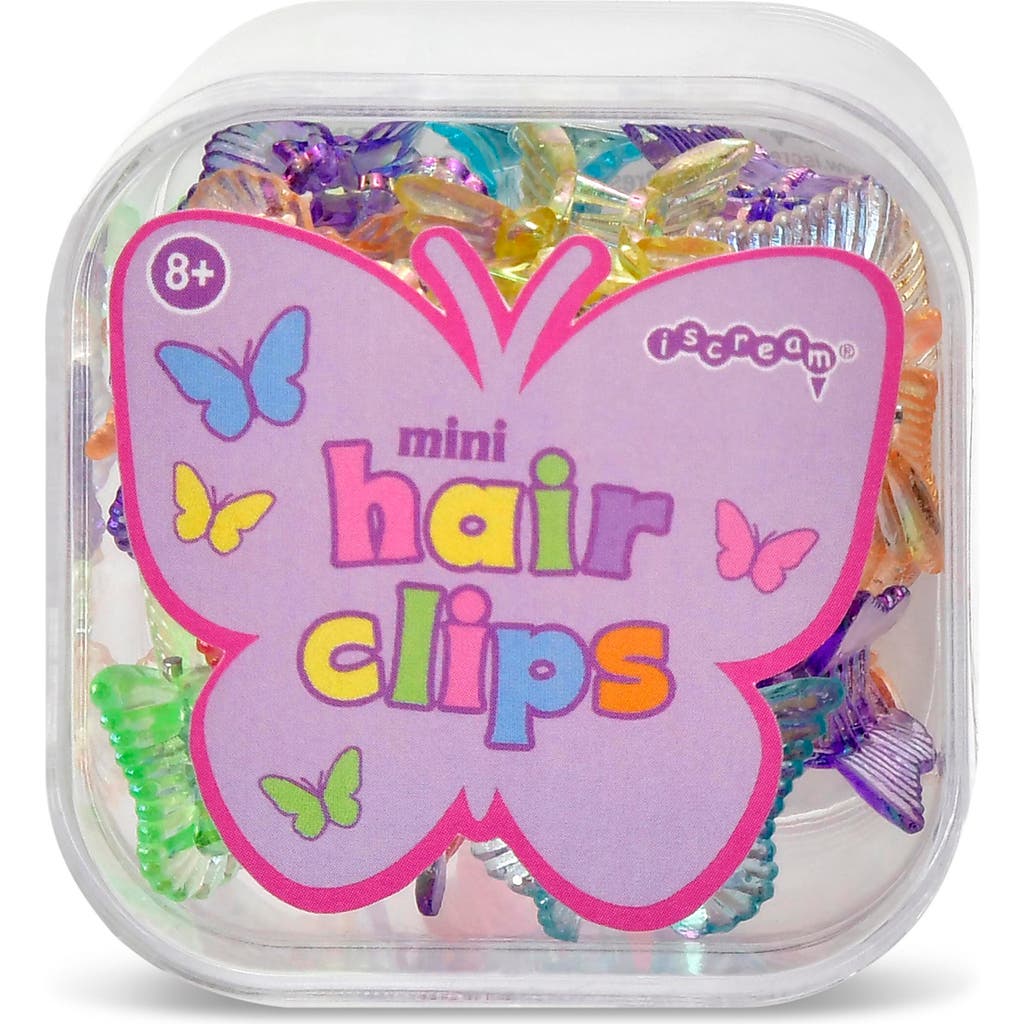 Iscream Iscream Kids' Mini Butterfly Hair Clip Pack