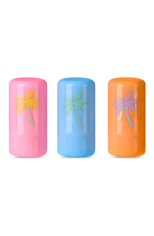Iscream Iscream Kids' Palm Paradise 3-Pack Lip Balm Set
