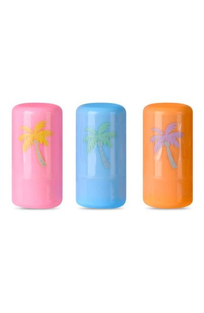 Iscream Iscream Kids' Palm Paradise 3-Pack Lip Balm Set