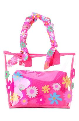Iscream Iscream Kids' Puffy Flowers Clear Tote