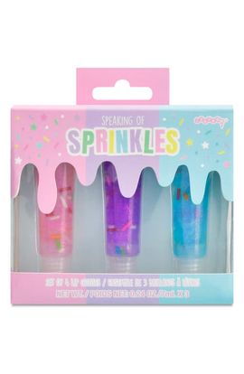 Iscream Iscream Kids' Set of 3 Sprinkle Lip Glosses
