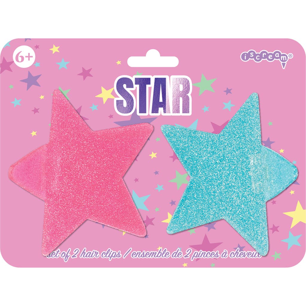Iscream Iscream Kids' Shining Stars 2-Pack Hair Clips