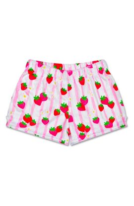 Iscream Iscream Kids' Strawberry Stripes Plush Shorts