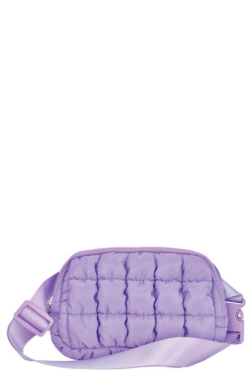 Iscream Iscream Kids' Vivid Violet Quilted Nylon Belt Bag