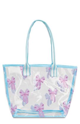 Iscream Iscream Spring Bows Clear Tote Bag