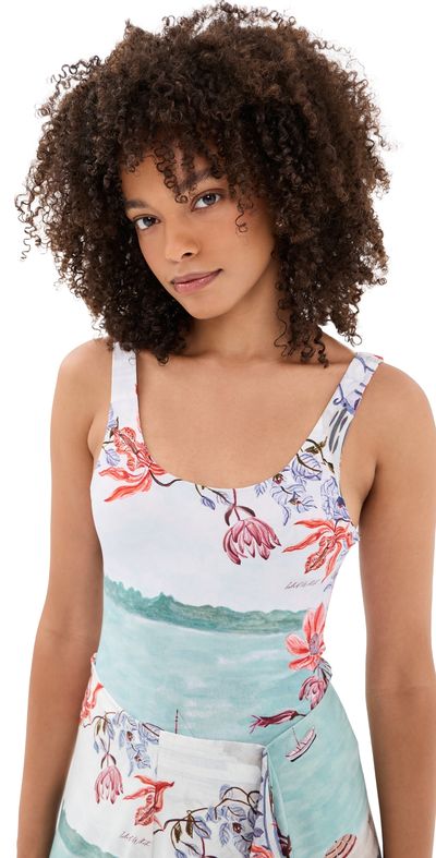 Isla & White Vicki Bodysuit Laguna