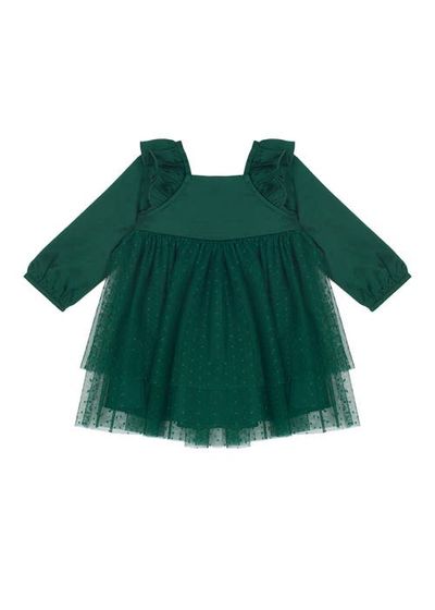 Isobella & Chloe Isobella & Chloe Mistletoe Emerald Dress