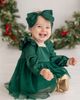Isobella & Chloe Isobella & Chloe Mistletoe Emerald Dress - 2