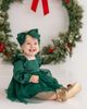 Isobella & Chloe Isobella & Chloe Mistletoe Emerald Dress - 3