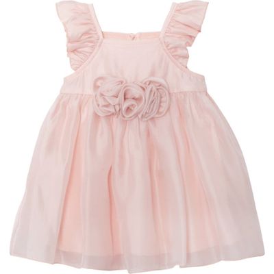 Isobella & Chloe Isobella & Chloe Sweet Peony Pink Flutter Sleeve Dress 