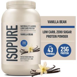 Isopure Isopure Low Carb Naturally Sweetened Vanilla Protein Powder