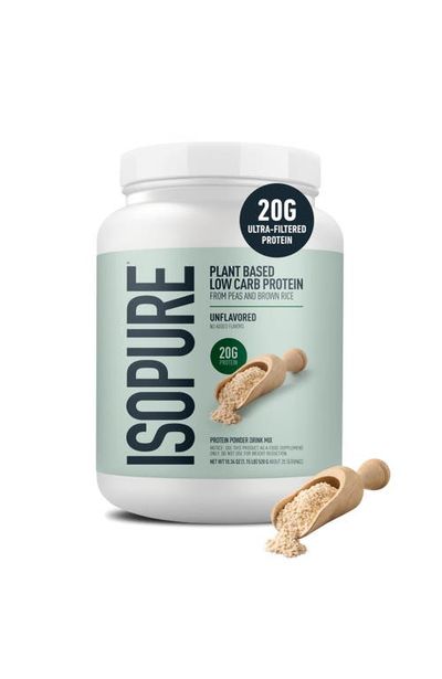 Isopure Isopure Plant-Based Protein Powder Pea Brown Rice Unflavored